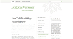 Desktop Screenshot of editorialveramar.com